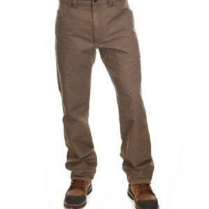 NWT - Ridgecut Men's Relaxed Fit Mid-Rise Canvas Utility Pants 30x32